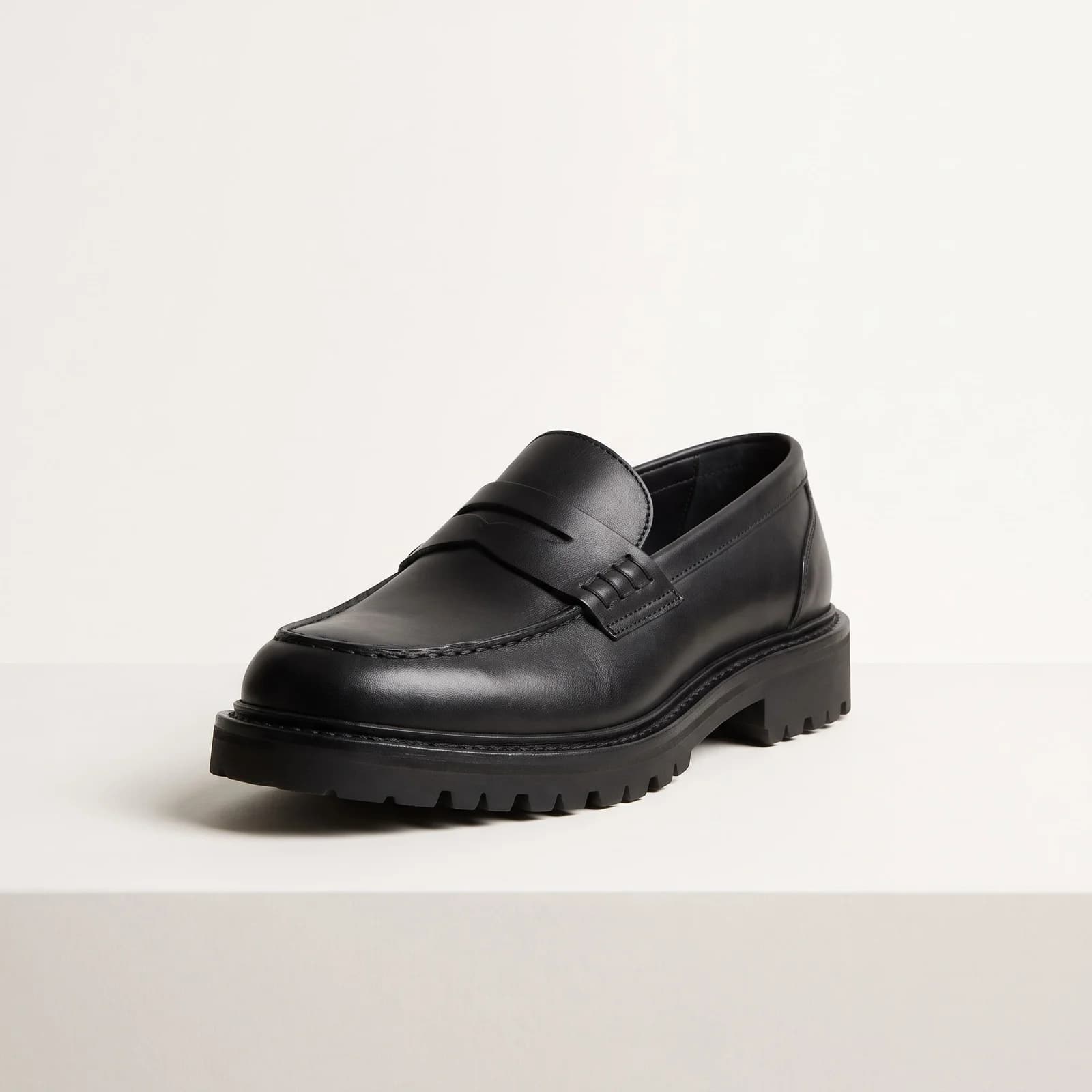 Brutalist Penny Loafer
