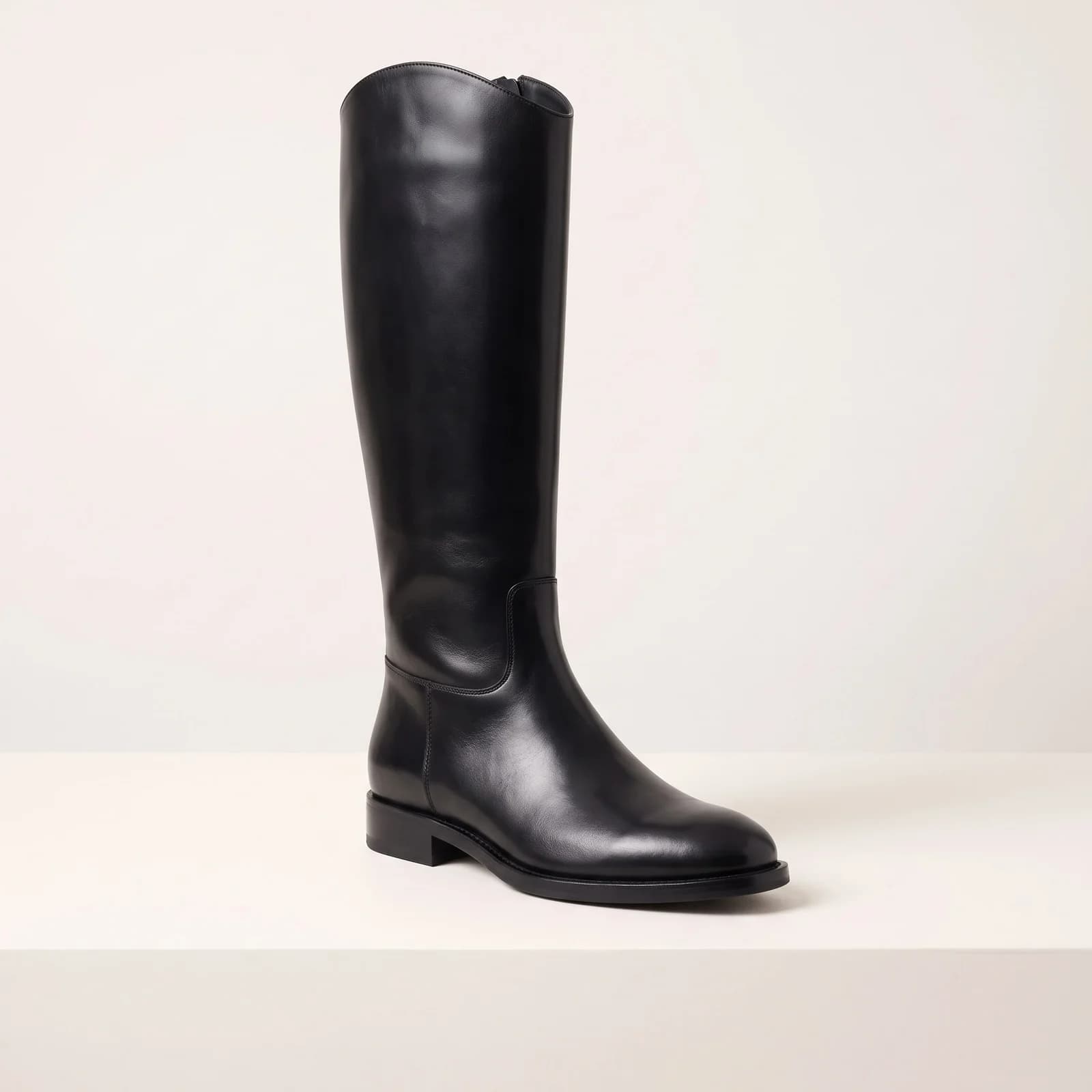 Knee-High Sculptural Boot